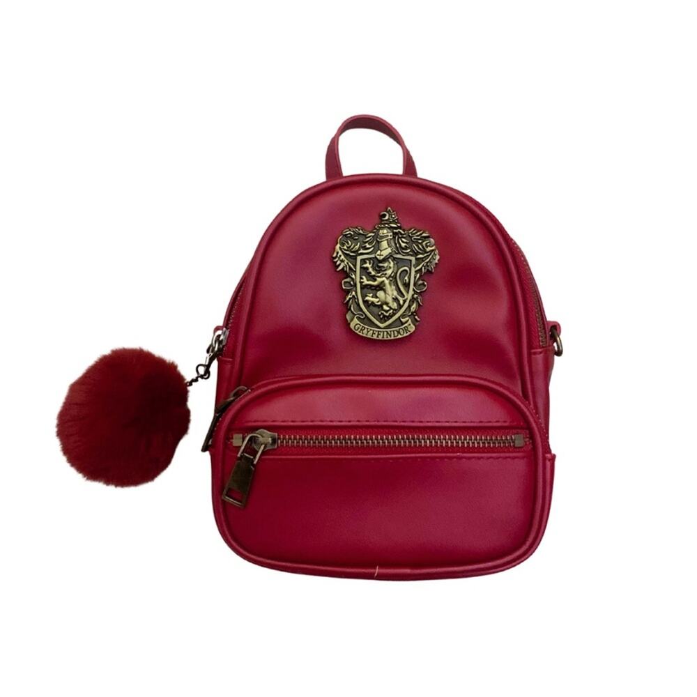 2/$30 Whimsical Red Gryffindor Crest Emblem Mini Backpack Harry Potter Shield